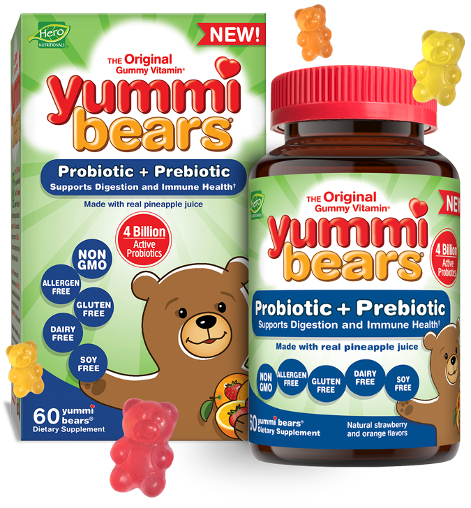 Yummi Bears- Probiotic + Prebiotic