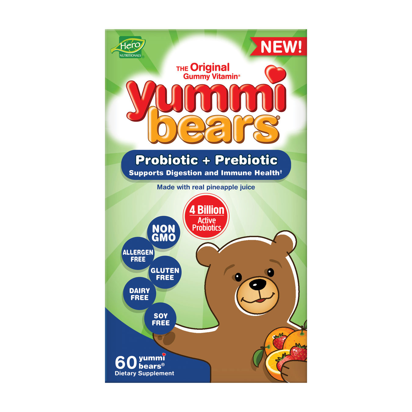 Yummi Bears- Probiotic + Prebiotic