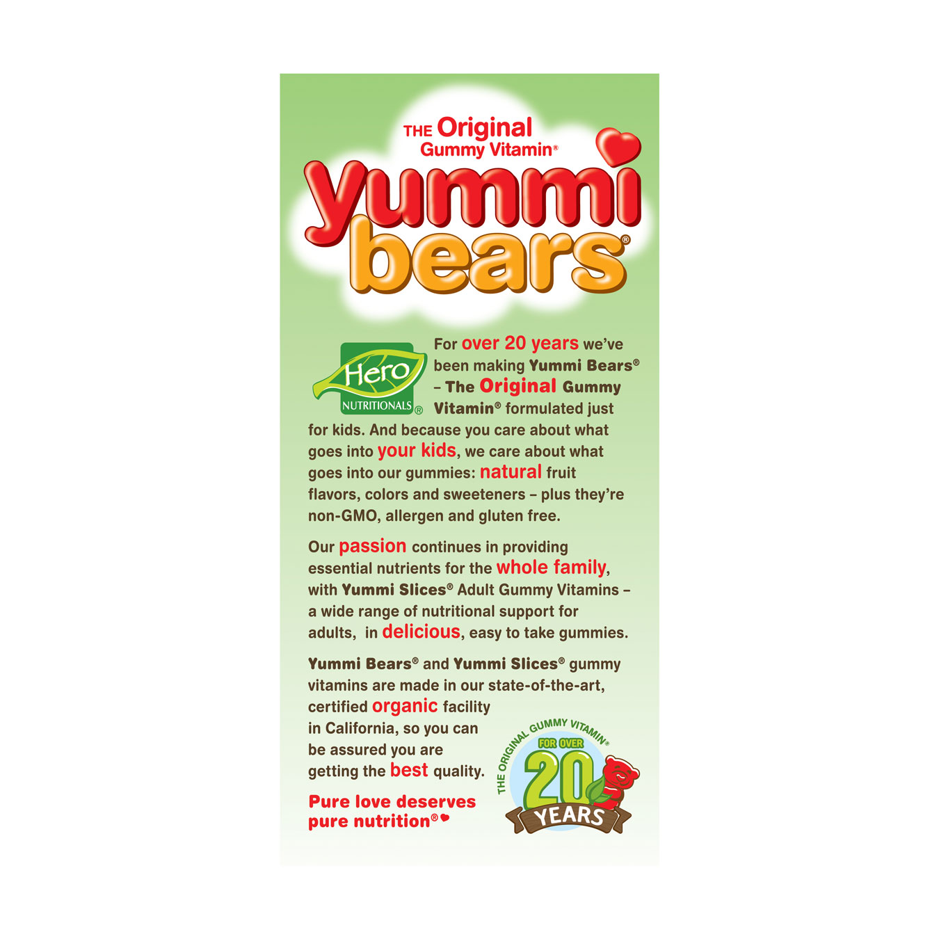 Yummi Bears- Vegetarian Complete Multi