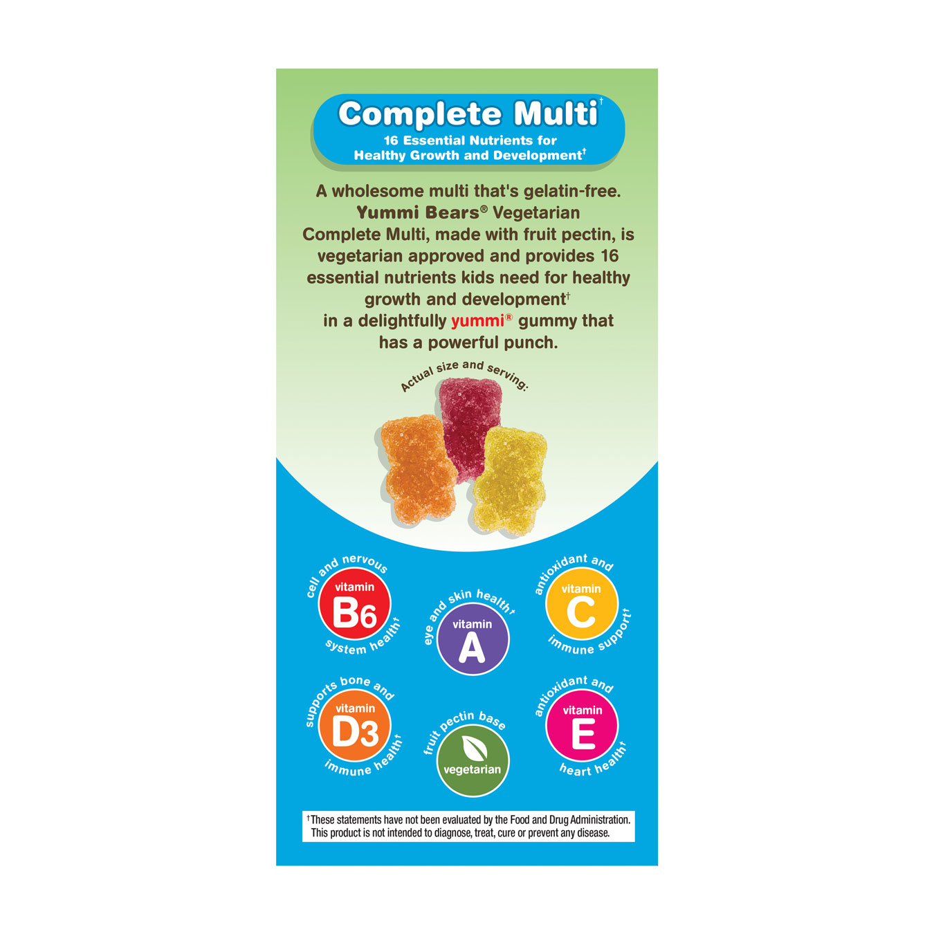 Yummi Bears- Vegetarian Complete Multi